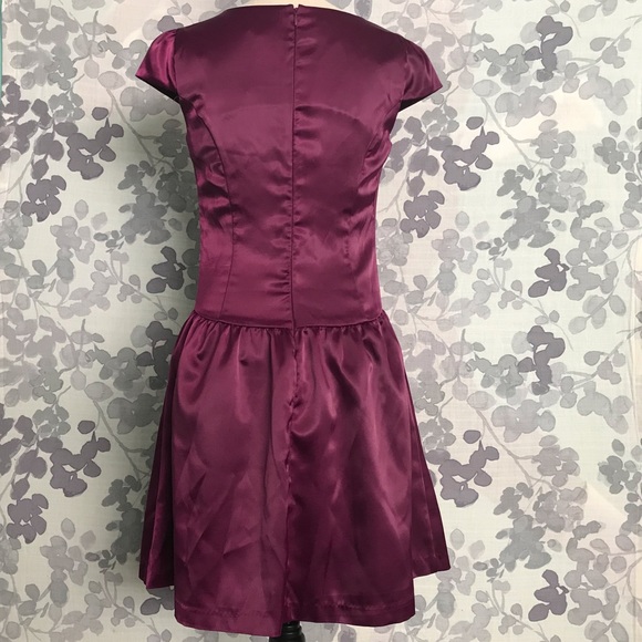 New Xhilaration plum/pink dress, Retro style, M - Picture 4 of 6